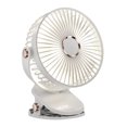 thumbnail image 4 of Mini ventilador con clip para interior y exterior, 720 W, portátil, de escritorio, ajustable, USB, para viajes, 5 blanco, 4 of 9
