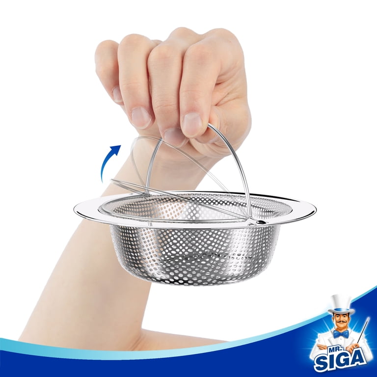 MR.SIGA Stainless Steel Sink Drain Strainer, 2-Pack photo 5