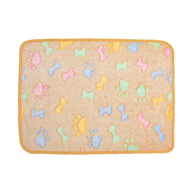 Manta gruesa de coral con cojín, cama para hámsteres y gatos, alfombrilla para dormir para gatos, manta cálida