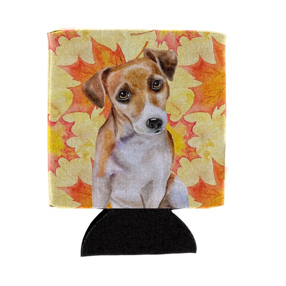 Carolines Treasures BB9974CC Jack Russell Terrier 2 Fall Can or Bottle Hugger  Can Hugger multicolor