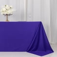 thumbnail image 3 of BalsaCircle 90x132 in Purple Premium Scuba Polyester Rectangle Tablecloth Party Events Decorations, 3 of 8