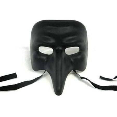 Venetian Nose Black Mask