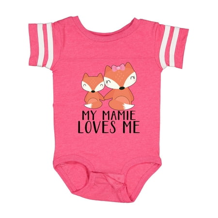 

Inktastic My Mamie Loves Me Gift Baby Boy or Baby Girl Bodysuit