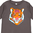 thumbnail image 4 of Inktastic Tiger Head Boys or Girls Long Sleeve Toddler T-Shirt, 4 of 5