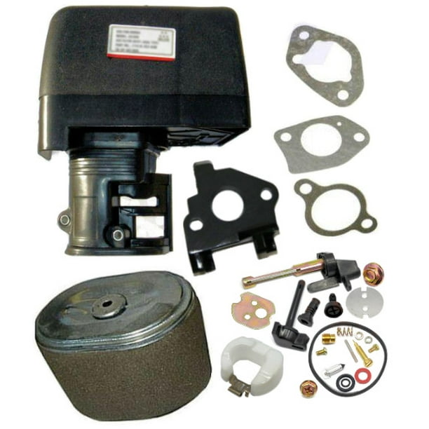 Fits Honda GX340 11HP Carburetor Repair Kit Air Filter Box Gasket Set