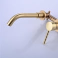 thumbnail image 1 of Concealed Basin Faucet 360 Degree Rotation Retro Copper Hot And Cold Sink Faucet Double Hole Wall Buried Faucet for Kitchen Bathroom Hotel, 1 of 9
