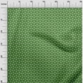thumbnail image 3 of oneOone Polyester Spandex Green Fabric Geometric Sewing Material Print Fabric By The Yard 56 Inch Wide, 3 of 5
