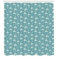 thumbnail image 3 of Ambesonne Party Shower Curtain, Flying Storks, 69"Wx84"L, Vermilion White Blue, 3 of 3