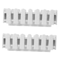 thumbnail image 3 of WHAMVOX Classic Picket Fence Planter Boxes Rectangular Planters Window Box Design For Outdoor Plants, 3 of 7