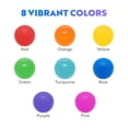 thumbnail image 2 of Pelotas de plástico Playz, 500 unidades, con 8 colores vibrantes, 2 of 8