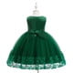 thumbnail image 4 of Cowsor Baby Girl Dress Flower Tulle Party Dresses Princess Pageant Birthday Wedding, 4 of 7