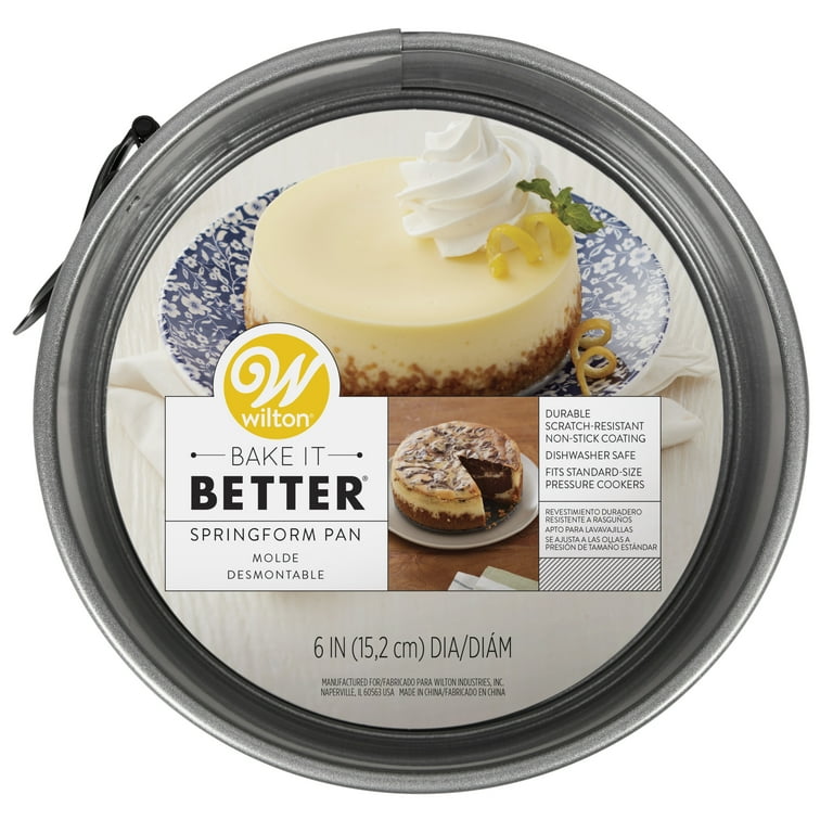 Wilton Bake It Better Steel Non-Stick Fluted Tube Cake Pan, 6-inch