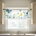 thumbnail image 6 of AUNVITO 2D Printed Kitchen Curtain Valance 1 Window Topper with 2 Tier Curtains for Kitchen Window, 6 of 7