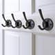 thumbnail image 5 of Ganchos de pared para colgar abrigos: paquete de 3 ganchos para abrigos montados en la pared, ganchos de metal individuales para colgar sombreros, llaves, toallas, batas, bolsos, chaquetas,, 5 of 5