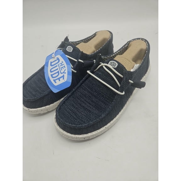 HEYDUDE Wendy Stretch Sox Navy Size 8, Women’s Shoes, Women’s Slip-on Loafers