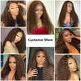 thumbnail image 5 of DOPI Women's Fashion Wig Brown Synthetic Hair Long Wigs Wave Curly Wig, 5 of 9