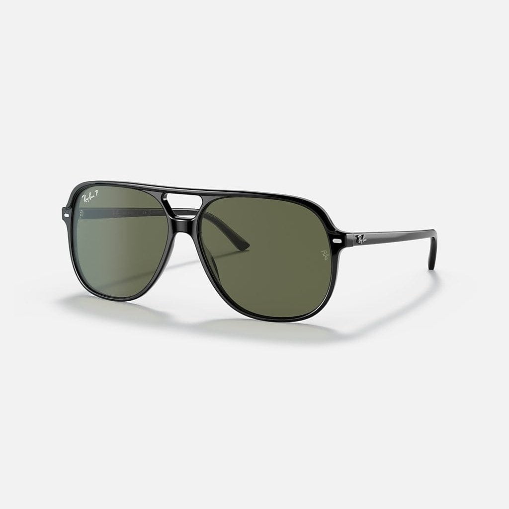 Ray Ban Bill Polarized Green Classic G-15 Square Unisex Sunglasses RB2198 901/58 56