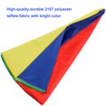 thumbnail image 2 of Juguete de juego de equipo al aire libre Amyese Rainbow Play Parachute de 6 m, 2 of 7