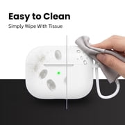 Apple AirPods Pro Case Silicone Protective Cover White Shockproof