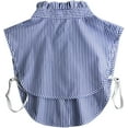 thumbnail image 6 of Camicover Women Ruffle Mock Neck Detachable Half Blouse Shirts Fake Collar Dickey Collar Faux False Collar for Girls, 6 of 6