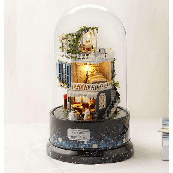 Miniature Wizardi Roombox Kit - Look For A Star Dollhouse Kit