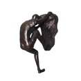 thumbnail image 1 of Naiovety La pared exquisita del hombre que sube esculpe la estatua para la opción amplia del regalo del del tacto único Decoración del hogar Negro antiguo tipo 4, 1 of 6