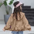 thumbnail image 4 of Posijego Toddler Kids Sun Protection Jacket Spring Summer Long Sleeve Hooded Full Zip Jackets for Outdoor, 4 of 5