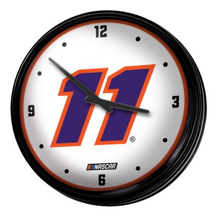 Denny Hamlin 18.5 Retro Lighted Wall Clock
