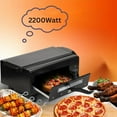 thumbnail image 3 of Wellberg 2200W Electric Tandoor, Grill, and Pizza Maker – 16-Inch Shockproof Design, 3 of 8