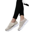 thumbnail image 3 of Women's Wide Shoes with Adjustable Lightweight for Diabetic Edema Plantar Fasciitis Bunions Arthritis Swollen Feet Air Cushion Bottom Fattening and Widening Elderly Shoes, 3 of 6