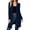 Navy, variant on Womens Blazers for Work Casual Long Duster Cardigan Open Front Sweaters with Side Pockets Maxi Length Outerwear for Spring Fall Daily Commute Elegant Professional Styling