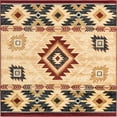 thumbnail image 2 of Rugs.com Pioneer Collection Rug – 5 Ft Square Ivory Medium-Pile Rug Perfect For Living Rooms, Kitchens, Entryways, 2 of 8