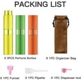 thumbnail image 4 of LISAPACK 8ML Atomizer Perfume Spray Bottle for Travel (3 PCS) Empty Cologne Dispenser, Portable Sprayer (Yellow, Green, Orange), 4 of 7