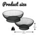 thumbnail image 2 of Metal Fruit Bowl - 25X10CM - Black - Suitable for Living Room, Kitchen - Simple and Beautiful, 2 of 5