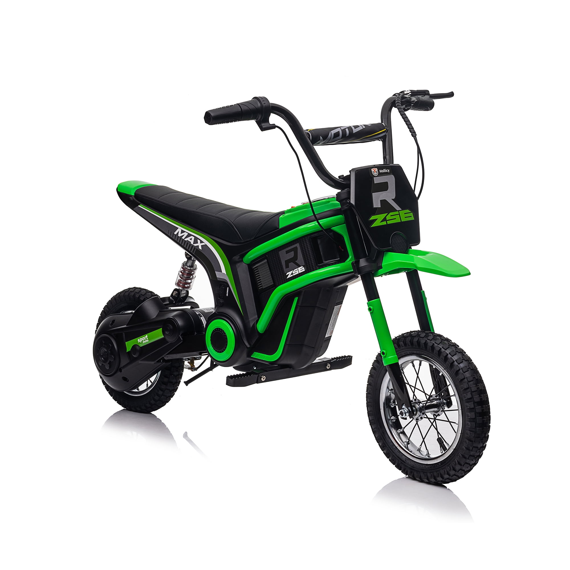CIPACHO 24V Kids Ride On Toy Dirt Bike-XXL Large, Electric Motorcycle for Kids 8-12, Speeds up to 14.29mph, Authentic Motocross Bike Geometry, Green CIPACHO 24V Kids Ride On Toy Dirt Bike-XXL Large, Electric Motorcycle for Kids 8-12, Speeds up to 14.29mph, Authentic Motocross Bike Geometry, Green