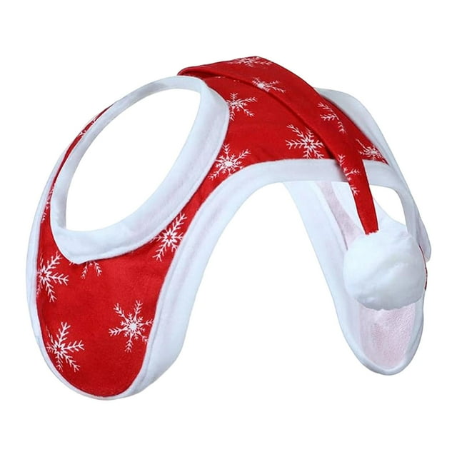 Gorro navideño para caballo, gorro navideño grueso, suministros decorativos, de Papá Noel para caballo, suministros para fiestas, cosplay.