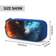 thumbnail image 3 of Xecao Red And Blue Fire Cat print Fanny Pack Belt Bag for Women and Men, Fashionable Waterproof Waist Pack with Adjustable Strap for Traveling, Hiking, Jogging, Cycling, 3 of 5