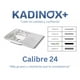 thumbnail image 2 of Fregadero Tarja Empotrar Acero Inox 80x50 C/kit Mezc Flexibl, 2 of 5