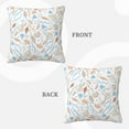 thumbnail image 3 of ZICANCN Floral Leaf Decorative Design Decorative Throw Pillow Covers, Bed Couch Sofa Decorative Knit Pillow Covers for Living Room Farmhouse 16"x16", 3 of 8