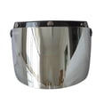 thumbnail image 1 of Arealer Motorcycle - -Scratch Helmets Lens Fashion Visor Wind Shield Lens Universal for Standard 3-Snap Open Face Helmets, 1 of 7