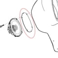 thumbnail image 3 of Cubierta frontal de rejilla de altavoz de repuesto para Harley, 3 of 9