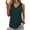 Deep Green, variant on MOYIKO Tank Tops for Women Summer V Neck T Shirts Trendy Sleeveless Basic Tee Loose Fit