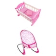 thumbnail image 1 of Muñeca Mecedora, Cuna, Cama, Cuna, Simulación, ABS, Muebles, Habitaciones, Decoración Sunnimix Juego de silla de cama Reborn, 1 of 6