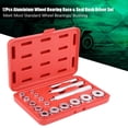 thumbnail image 1 of Domqga Ensemble de Course de Roulement de Roue Ensemble de Joint de Course de Roulement de Roue, Course de Roulement de Roue en Aluminium 17pcs et Ensemble de Conducteur de Bague de Joint, 1 of 8