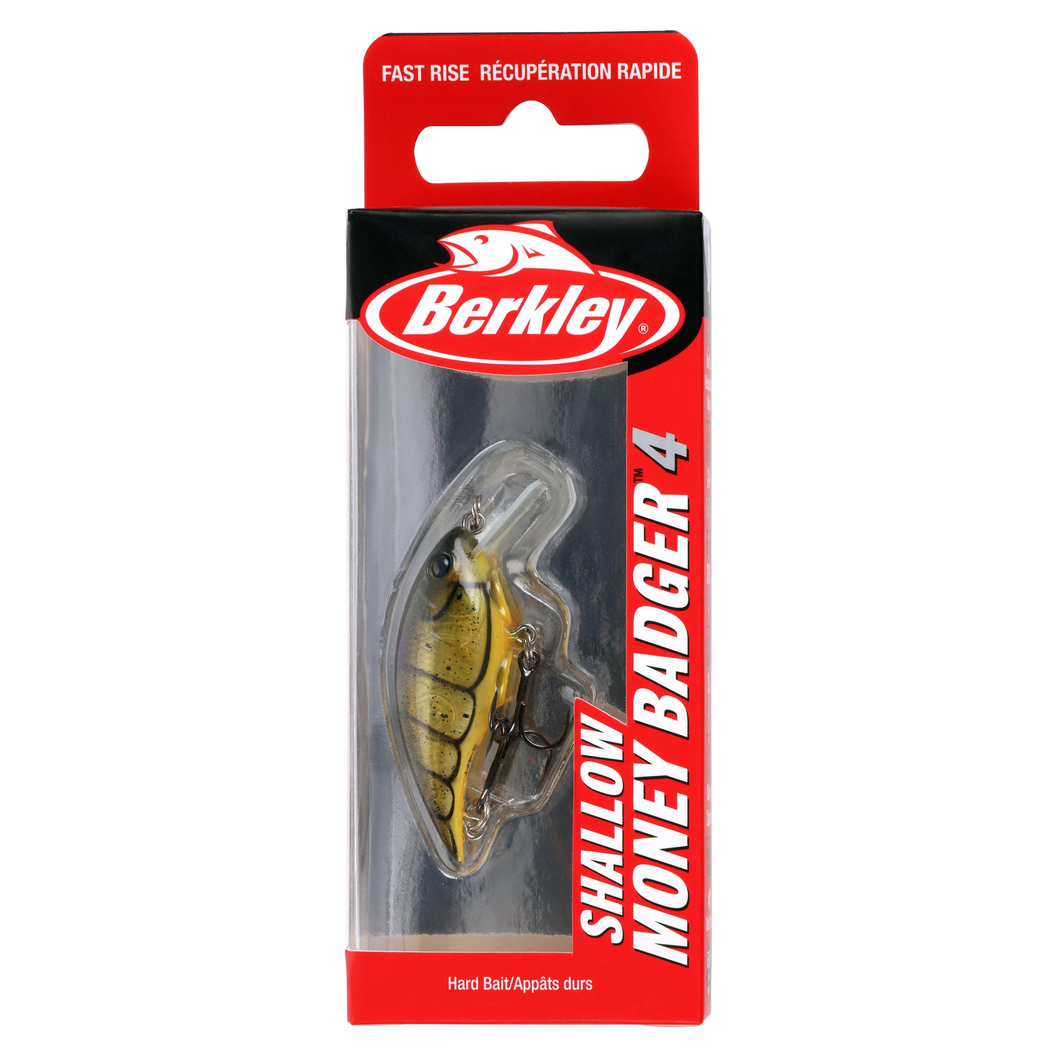 Berkley Shallow Money Badger Fishing Crankbait, 2.1 in, Hybrid Baitfish-Crayfish