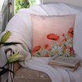 thumbnail image 3 of Carolines Treasures BB7448PW1414 Poppies and Chamomiles Fabric Decorative Pillow  14Hx14W multicolor, 3 of 4