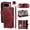Red, variant on For Google Pixel 9 Pro XL 5G Wallet Case, 9 Card Slots RFID Blocking Crossbody Leather Cover, Zipper Pocket, Detachable Wrist & Shoulder Strap, Magnetic Shockproof Protective Phone Case for Women