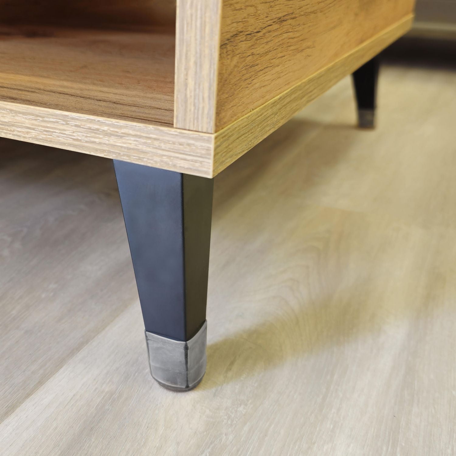 Super Sliders Universal Clear Leg Tips with Felt 8pcs, Leg Tips with Felt