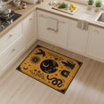 thumbnail image 2 of ODIKA 3'x5' Washable Accent Rug Brown Celestial Wilderness Enchantment Detailed Astrological Symbols and Nature Motifs for Bedside, Nursery Room, Pet Friendly & Non-Shedding, 2 of 7