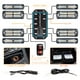 thumbnail image 3 of Luces estroboscópicas LED de emergencia BooYu Sync, 8 unidades, para vehículos, 3 of 7